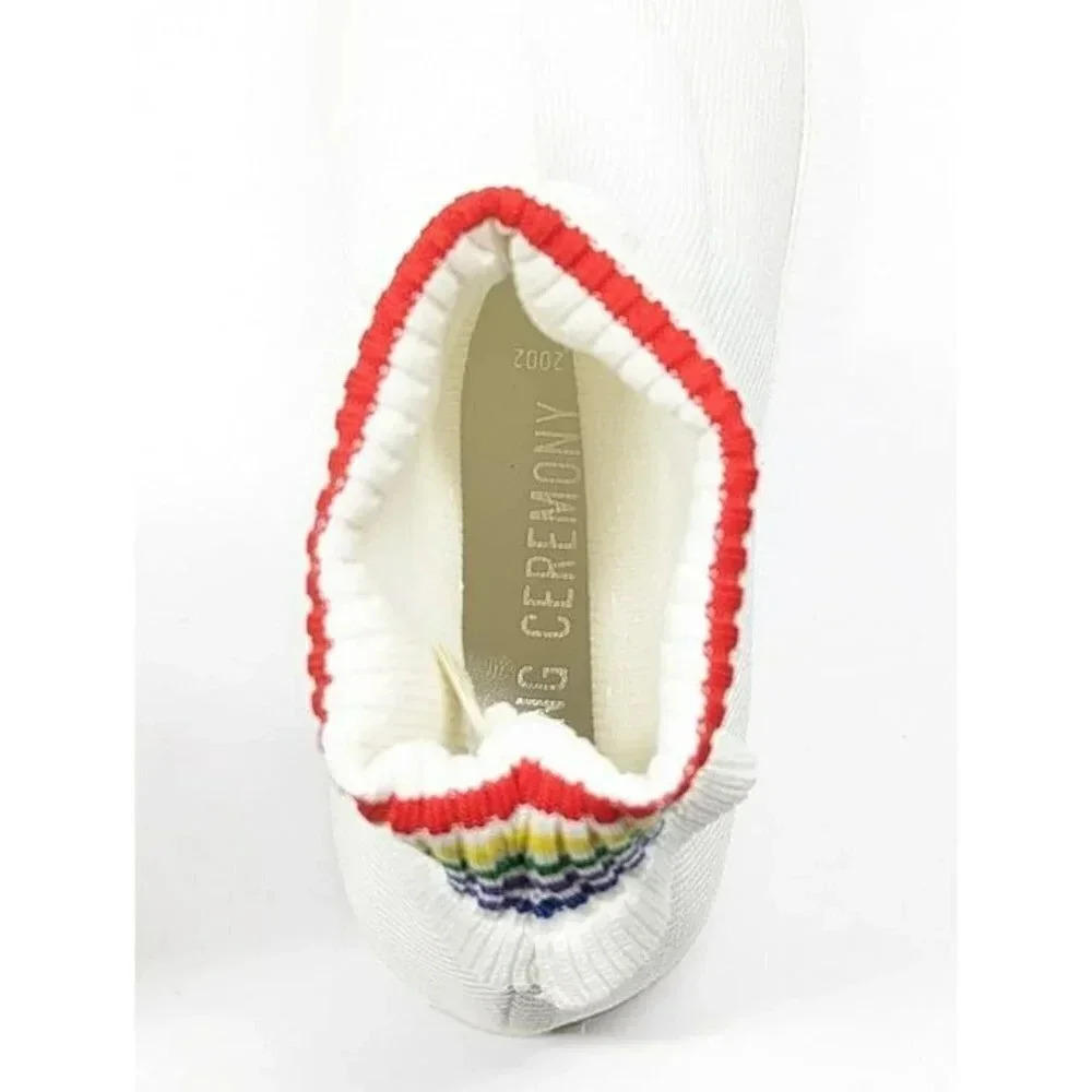 Opening Ceremony Women's Bobby Ruffled Sock Slip-On Sneakers Size 38 (MSRP $250) - Picture 7 of 10